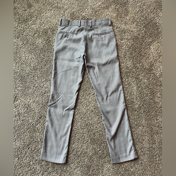 Boys Church Skinny Dress Pants in Gray - Picture 2 of 5